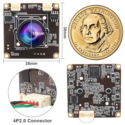 ELP 5MP USB Camera Module: High-End Computer Vision Camera – Side View