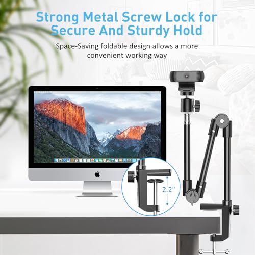 Mount Phone: KDD Webcam Stand Camera Mount with Phone – Side View