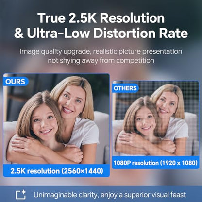 Webcam Newline: N Newline 2.5K Auto Focus Webcam with – Side View