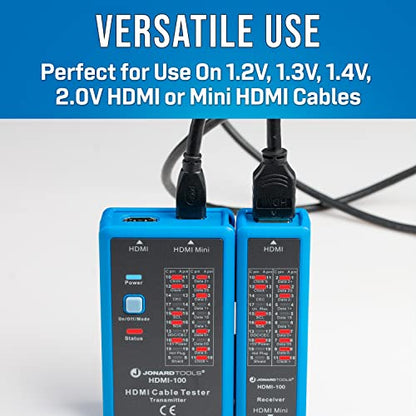HDMI Cable Tester: Jonard Tools HDMI-100 High-End HDMI and – Close-up Detail