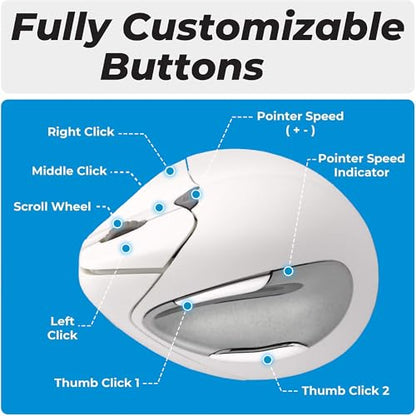 Ergonomic Mouse: Evoluent VerticalMouse VM4RB White Regular – Packaging