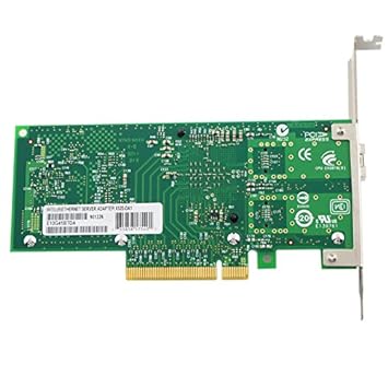 Jeirdus with Intel Chipset 82599 X520-DA1 E10G41BTDA 10G PCI-E X8 Fiber Server Adapter NIC Single Port SFP+
