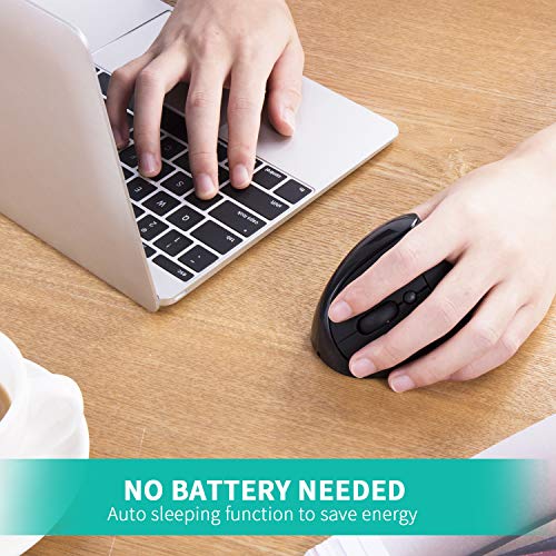 Left Aurtec Mouse: AURTEC Rechargeable 2.4G Wireless – In Use