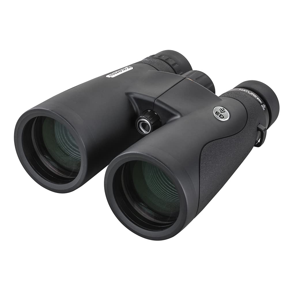 Celestron – Nature DX ED 10x50 Premium Binoculars – Extra-Low Dispersion (ED) Objective Lenses – Multi-Coated Optics –Phase-Coated BaK-4 Prisms – Binoculars for Bird Watching, Black, Model:72335