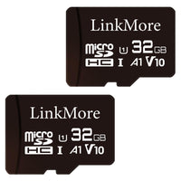 LinkMore 32GB (32 X 2) XV11 Micro SDHC Card, A1, UHS-I, U1, V10, Class 10 Compatible, Read Speed Up to 95 MB/s, SD Adapter Included