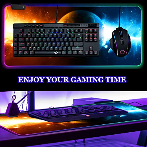 Mouse Mat: ARTSO RGB Gaming Mouse Pad Large Extended LED – Feature Highlight