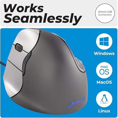 Evoluent VM4L VerticalMouse 4 – Close-up Detail