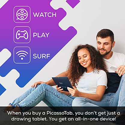 PicassoTab X: Premium Digital Graphic Drawing Tablet – In Use