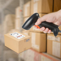 Handheld USB Barcode Scanner Wired Automatic 1D Bar Code Reader for Supermarket, Convenience Store, Warehouse