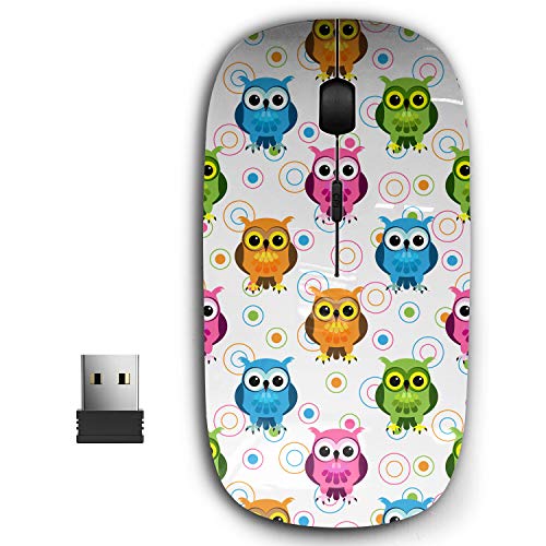 KAWAMOUSE 2.4G Ergonomic Portable USB Wireless Mouse for PC – Front View