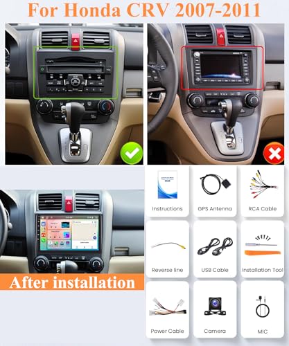 8Core 4G+64G Car Radio for Honda CRV 2007-2011 – Feature Highlight