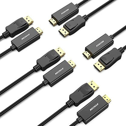 DisplayPort Male to HDMI Male – Front View