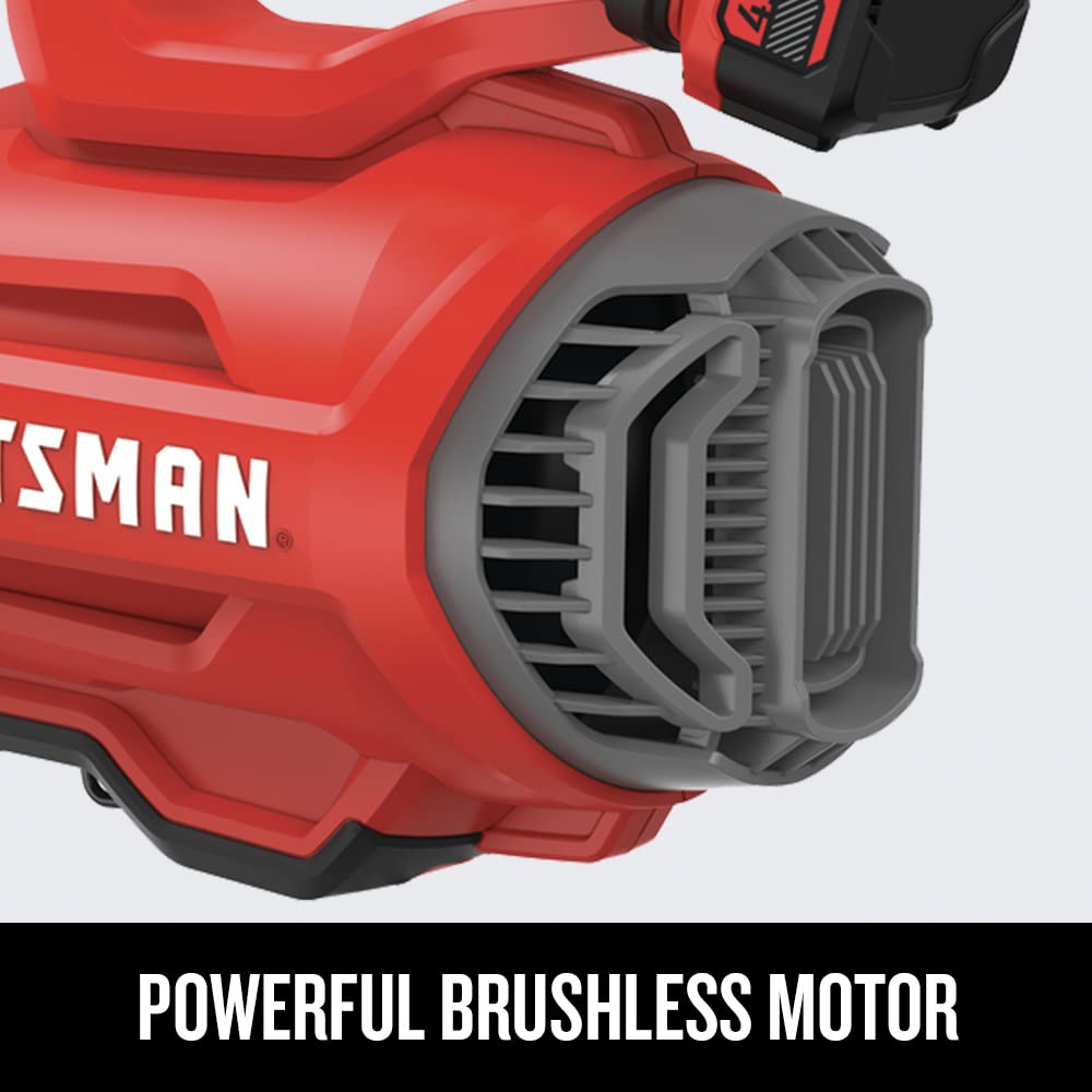 CRAFTSMAN 20V MAX Cordless Leaf Blower, Battery & Charger Included (CMCBL720M1)