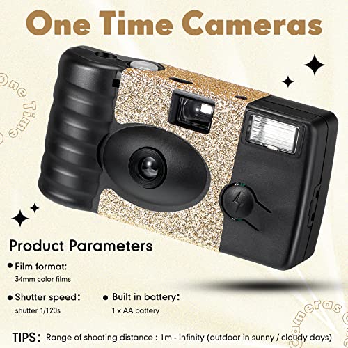 Camera Film: 4 Pcs Disposable Camera Single Use Film Camera – Close-up Detail