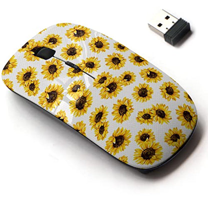 Wireless Mouse: 2.4G Cute Pattern Design – Front View