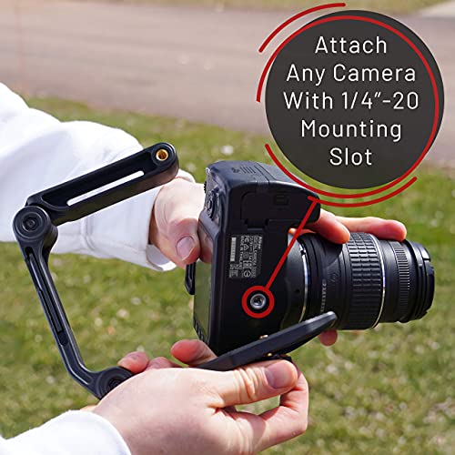 GENS Handheld Camera Stabilizer Grip – Close-up Detail