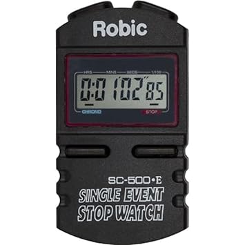 Robic SC-500E Single Event Stopwatch, Black