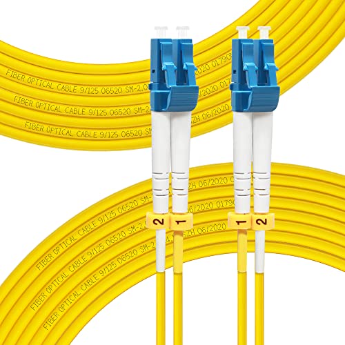 328ft Fiber: FLYPROFiber 100M OS2 Single Mode Duplex Fiber – Front View