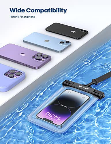 Lamicall Waterproof Phone Pouch Case – Back View