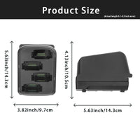 4-Slot Charging Battery Charger for Zebra MC9300 Handheld Android PDA Phone Barcode Scanner - SAC-MC93-4SCHG-01
