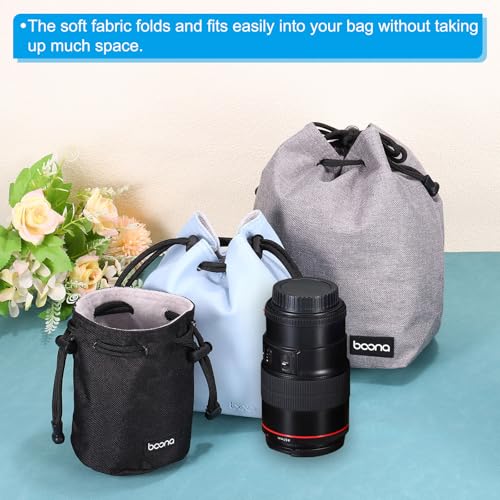 PATIKIL Soft Drawstring Lens Case – Packaging