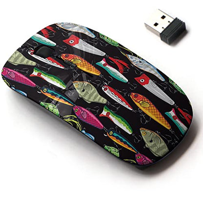 2.4G Wireless Mouse with Cute Pattern Design for All – Front View