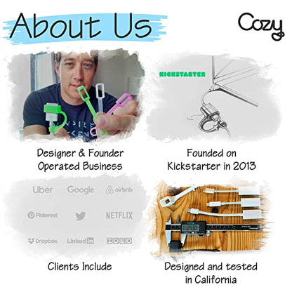 Cozy Caps: Premium USB A Cable Covers – Side View