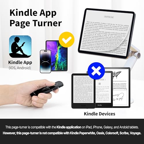 Bluetooth Remote Control: Page Turner Clicker for Boox – Side View