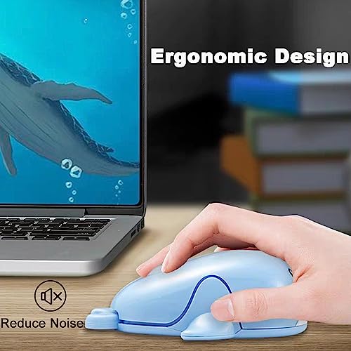 Wireless Mouse Computer: Samudgate Dolphin Shape 2.4GHz USB – Close-up Detail