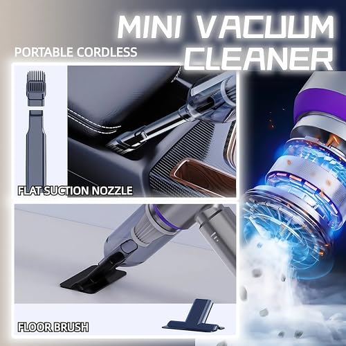 Vacuum Car: LYCVVVGS Handheld Car Vacuum Cleaner 21000PA – In Use
