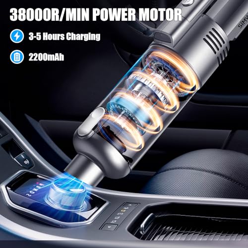 Vacuum Handheld: 9500PA Powerful Suction Portable – Close-up Detail