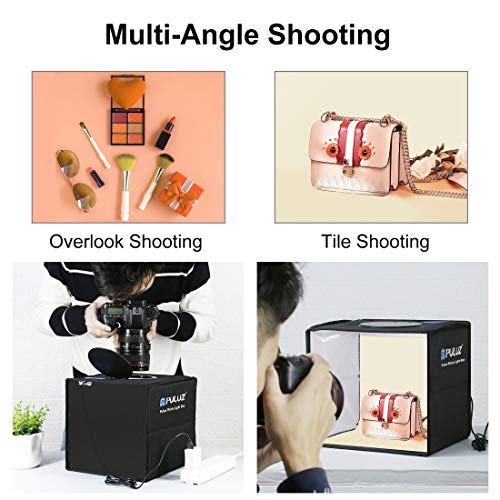 Foldable Photo Box Portable Studio Kit 12 Background Colors – Back View
