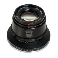 TTArtisan 35mm F1.4 APS-C Format Large Aperture Manual Focus Fixed Lens for L Mount Camera for Leica T CL TL TL2 Sigma FP Black