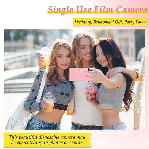 6 Pack Disposable Camera Bulk for Wedding – In Use