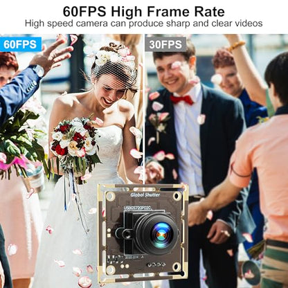 Camera MMlove: MMlove USB Camera Module 720P 60FPS Global – Close-up Detail