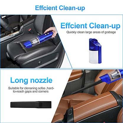 Vacuum Car: HAPPTWS 16000Pa Cordless Handheld Vacuum – In Use