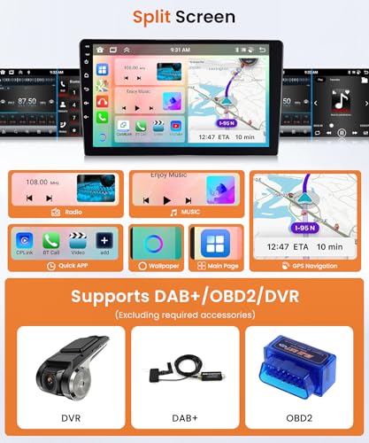 8Core 4G+64G Car Radio for Honda CRV 2007-2011 – Back View