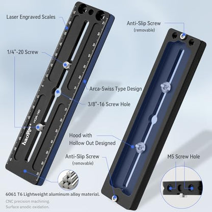 Haoge HQR-160 160mm Multi-Purpose Long Quick Release – Side View