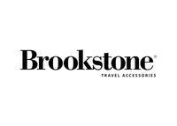 Brookstone Travel Pillow - 100% Microbead Comfort Classic Lightweight Ergonomic Fleece Airplane Head and Neck Pillow with Phone Pocket, Grey