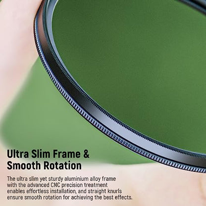 NEEWER 82mm Polarizer Filter: 24 Layer Multi Resistant Nano – Feature Highlight