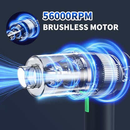 Vacuum Car: CungCi Car Vacuum Handheld 18000Pa 5-in-1 – Side View