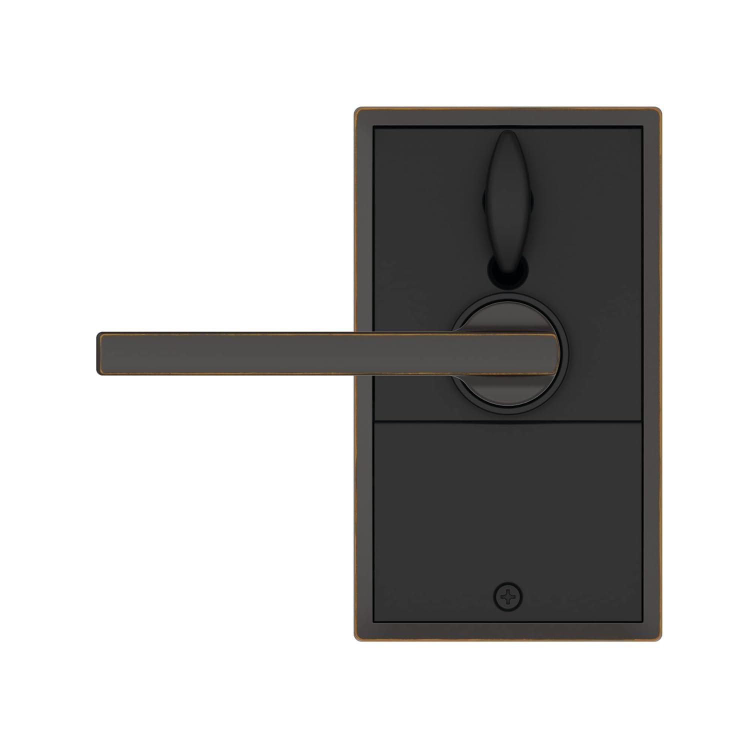 Schlage Touch Century Lock with Latitude Lever (Aged Bronze) FE695 CEN 716 LAT