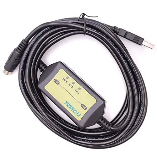 Mitsubishi FX3U Programming Cable – Close-up Detail