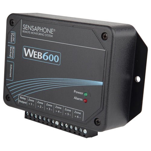 Sensaphone Web600: Advanced Web-Based Monitoring Alarm – Close-up Detail