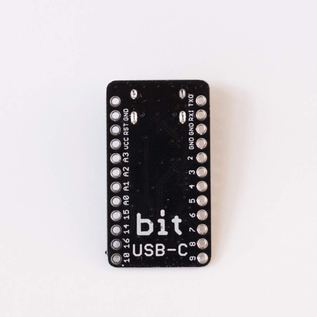 BIT-C Pro Micro MCU with USB-C & DFU bootloader (ATmega32U4, 5V/16MHz) (Black)