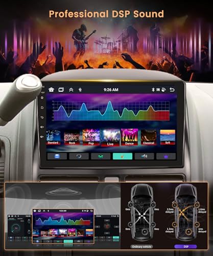 8 Core 4G+64G Android 13 Car Radio for Honda CRV 2002-2006 – Packaging