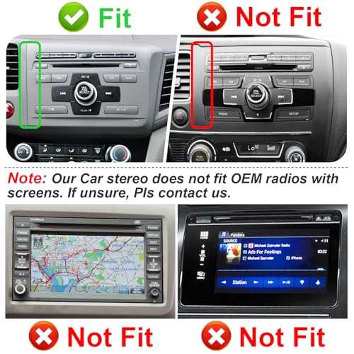 2+32G 9-inch Android 12 Car Stereo for Honda Civic – Side View