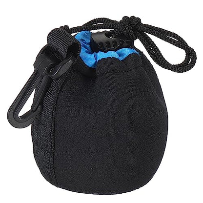 PATIKIL Camera Lens Bag: 2.8" IDx3.9 H Drawstring Lens – Front View