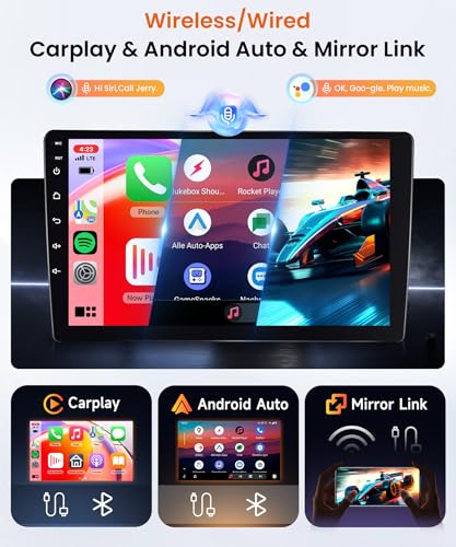 8Core 4G+64G Car Radio for Honda CRV 2007-2011 – Side View