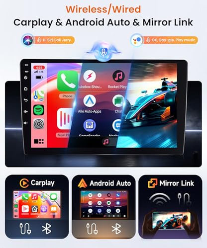 8Core 4G+64G Car Radio for Honda CRV 2007-2011 – Side View